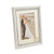 Wedding Frame With Heart Icons Silver Plated