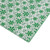Tissue Paper Snowflake Green X50