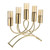 Duchess Candle Display Metal Gold