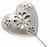 Heart Wand Silver