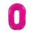 Balloon No 0 Magenta 34Inch
