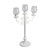 Candleabra 3 Arm Matt White 60Cm