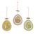 Wooden Egg Hanger 3 Assorted