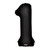 Balloon No 1 Black 34Inch