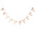 Heart Garland Rose Gold 2M