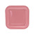 Pale Pink Paper Plates Square Pk8 9Inch