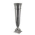 Aluminium Trumpet Vase Rough Silver 63Cm