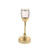 Duchess Curved Metal Candle Stand Gold 21.5 cm