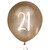 Gold 21 Balloons 5pk