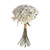 Blenheim Bridesmaid Bouquet White 16 Heads