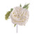 Pearl Wedding Rose Corsage Ivory