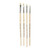 Paint Brushes 4Pk Short Handle