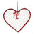 Heart Display Decoration Red 50Cm