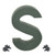 Foam Backed Letter S