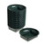 Plastic Bowl Sq Base Green X25