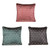 Eleena Geometric Velvet Cushion 45Cm 3 Assorted