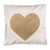 Cushion Gold Heart