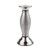 Novia Ceramic Candle Stand Silver Glazed Large