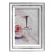 White & Silver Photo Frame 4 x 6