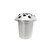 Grave Vase Insert Silver 5.5In X5