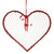 Heart Display Decoration Red 60Cm