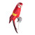 Perching Macaw Red Small