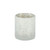 White Frosted Cylinder Votive Candle Holder