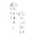 OH Baby Shower Cloud Droplets Garland