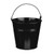 Bucket Zinc Black 17Cm High