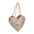 Birch Bark Heart Shape Pot With Jute Hanger