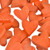 Wooden Heart Slices Orange