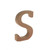 MDF Letter S