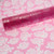 Cellophane Print Cut Out Roses Strong Pink 50cm 100m