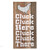 Country Farm Plaque Wood Chicken Cluck Cluck