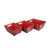 3PC Hamper Tray Tartan 