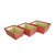 3PC Hamper Tray Merry Xmas Kraft