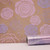 Cellophane Print Frosted Rose Head Lilac 80cm 50m