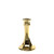Genevive Candlestick- Electroplate Gold Glass H15cm