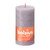 Bolsius Rustic Shine Pillar Candle 130 x 68 - Frosted Lavender