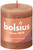 Bolsius Rustic Shine Pillar Candle 80 x 68 - Rusty Pink