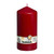 Bolsius Pillar candle Wine Red, single in cello (200 mm x 98 mm)