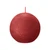 Bolsius Rustic Ball Candle 76mm - Delicate Red