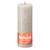 Bolsius Rustic Shine Pillar Candle 190 x 68- Sandy Grey