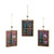 Printed Window Hanging Decor 11Cm 3 Assorted