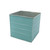 Blue Cube Plant Pot 