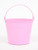 Bucket Zinc L Pink 15Cm High