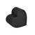 Black Heart Shaped Hat Box with Liner - Small