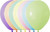 Assorted Latex Balloons Macaron Colours - 12 inch - Pk 100