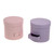 Flower Box With Opening 16cm 2 Assorted Baby Pink and Lilac