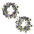 Lavender Wreath 2Ast 35Cm